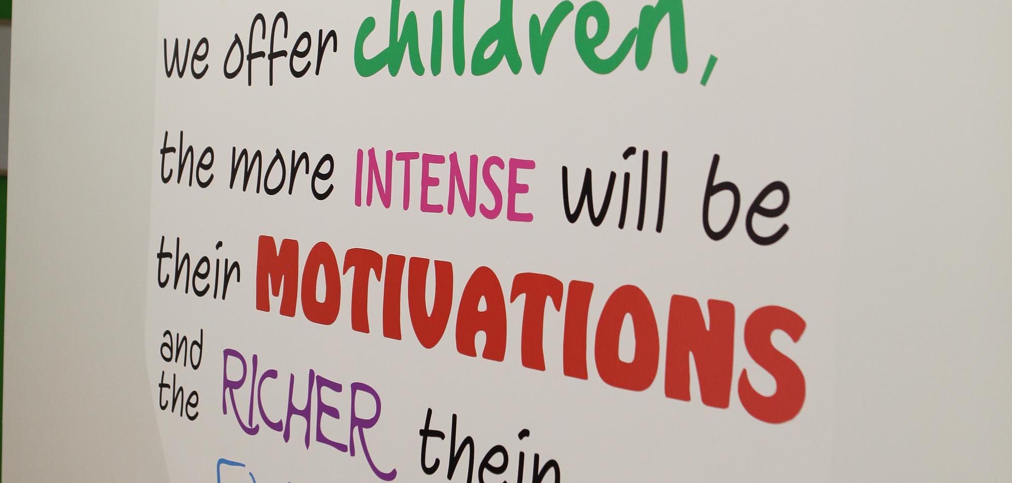 Motivational words for children